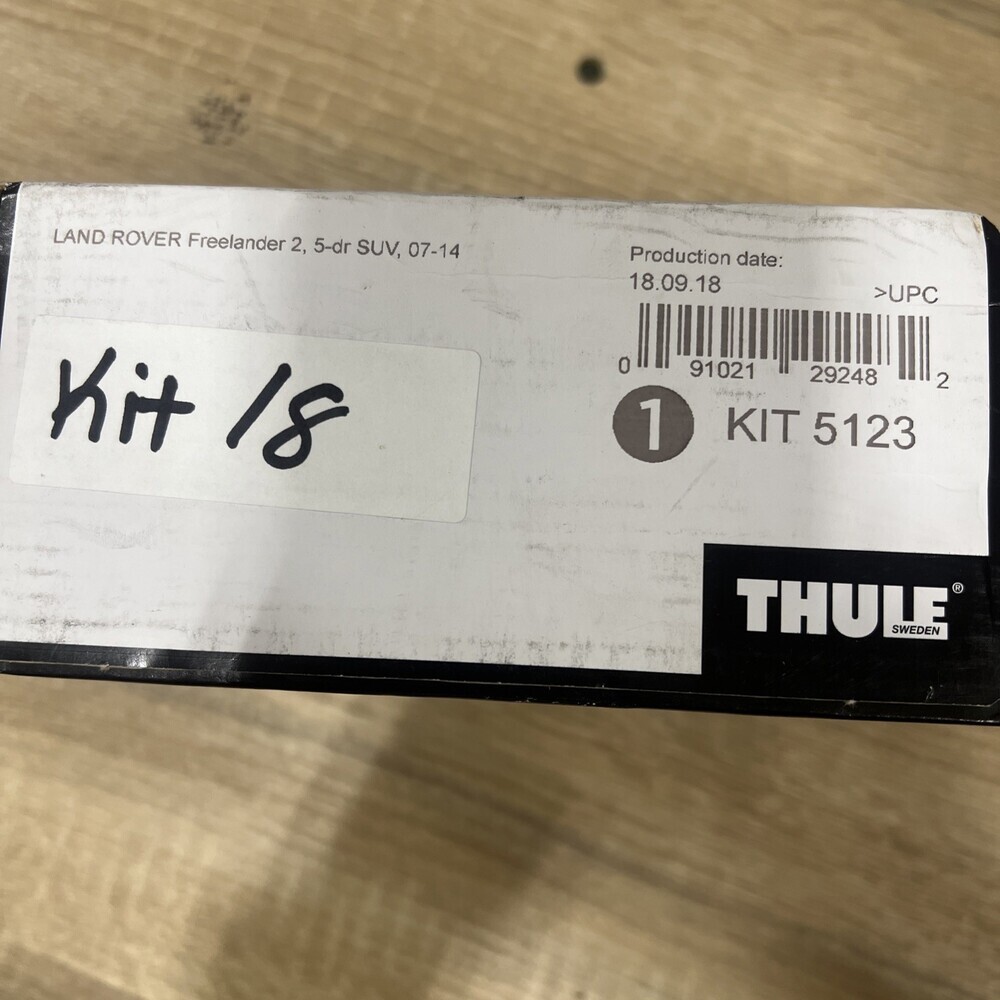 Thule 5123 Evo Clamp/Edge Clamp Roof Rack Fit Kit For Land Rover LR2 5-dr KIT18